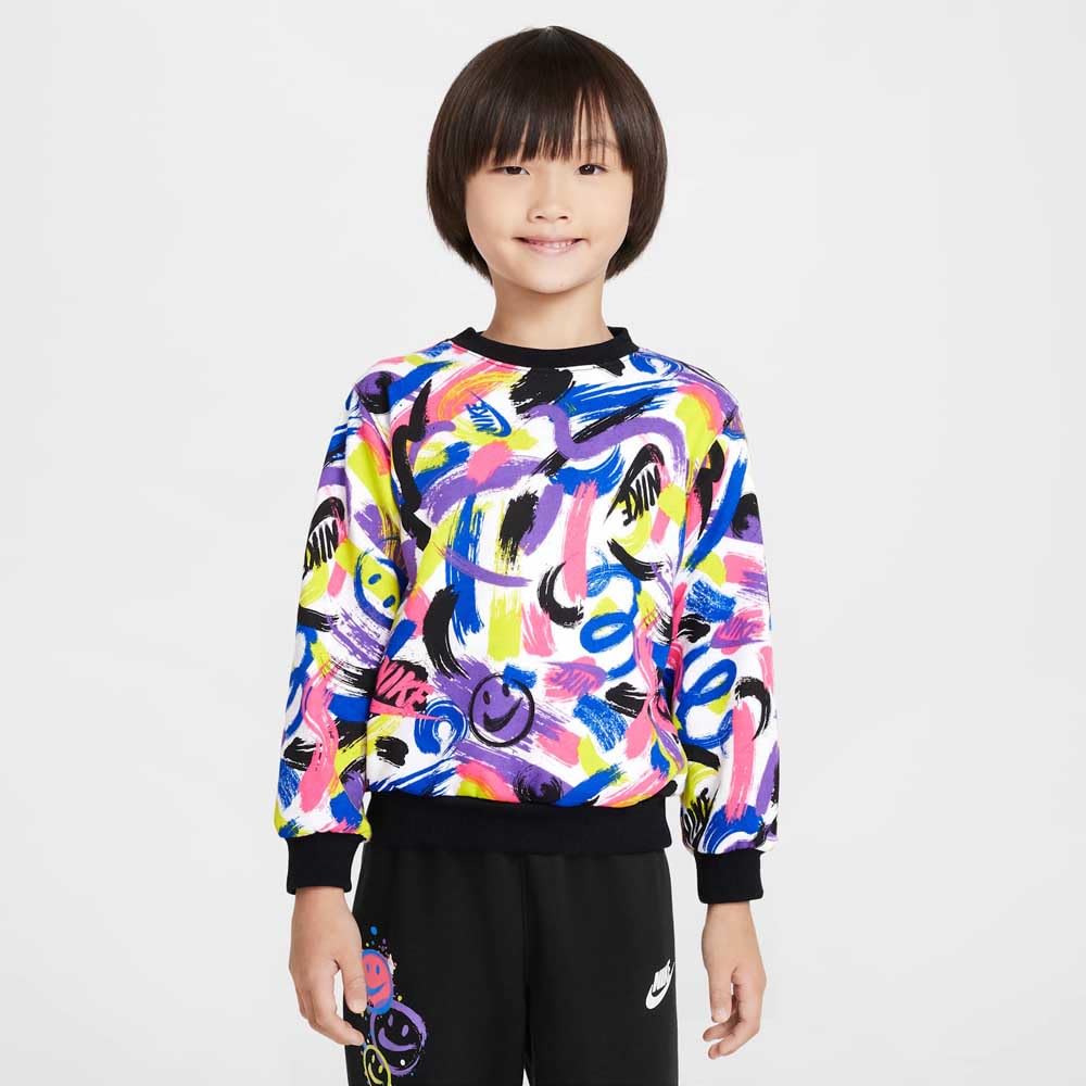 NIKE Tuta Bambino B NSW EY AOP CREW SET 86M284