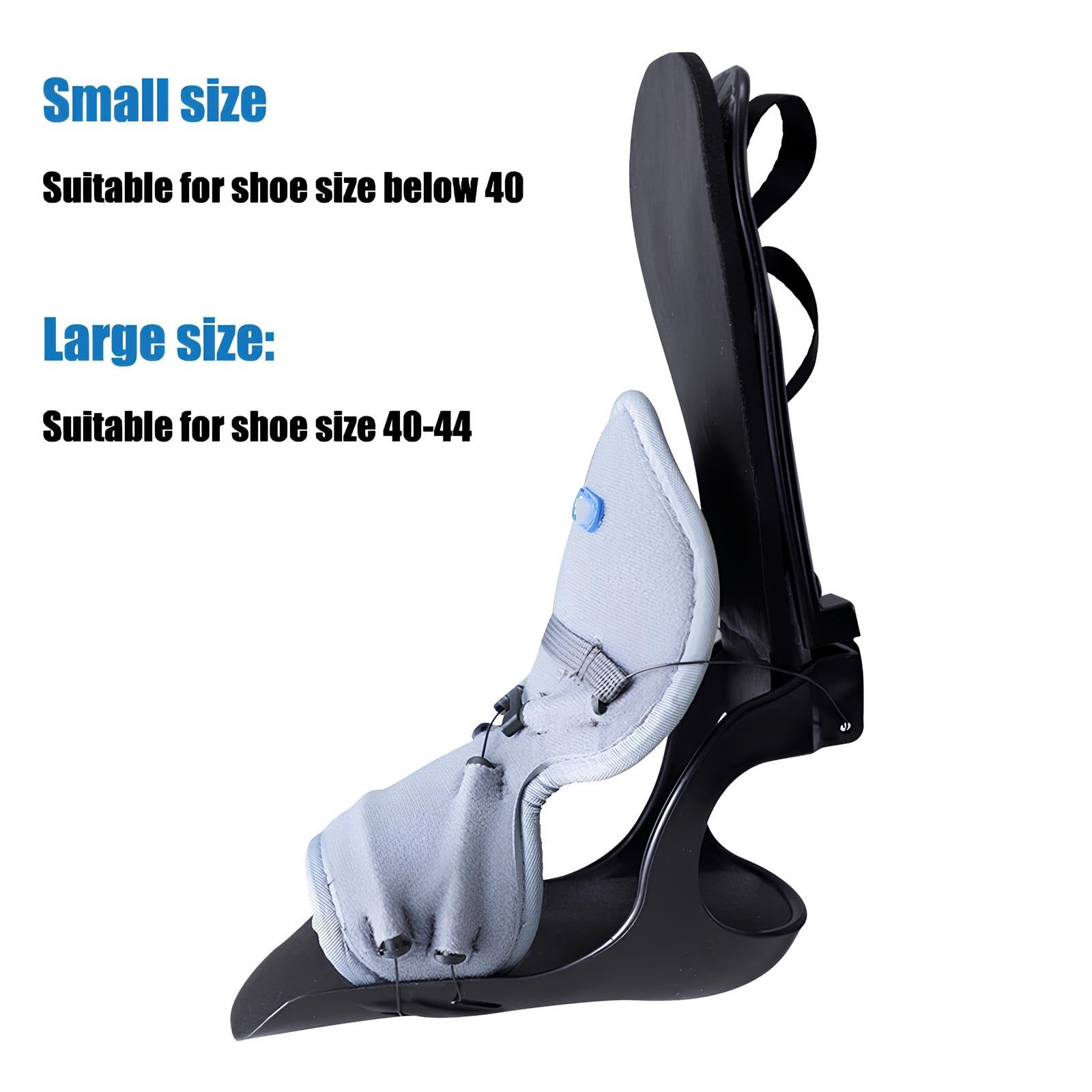 Ortesis ajustable para caída de pie, soporte para caída de pie, ortesis para tobillo y pie, la corrección es más fuerte, soporte estabilizador para pie caído para hombres y mujeres, derecho, grande