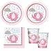 pink Umbrellaphants girl babyshower Party Supplies - Plates, Napkins & cups