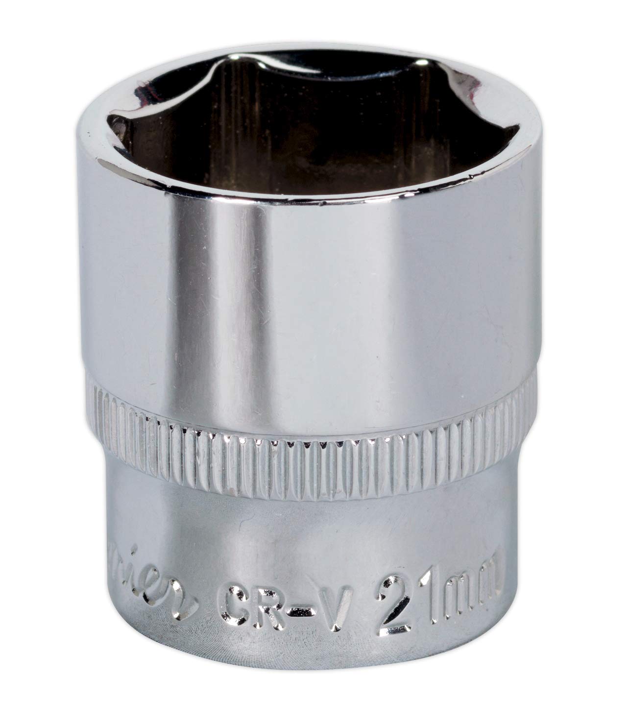 Sealey Sp3821 Walldrive Socket 21Mm 3/8Sq Drive Fully Polished