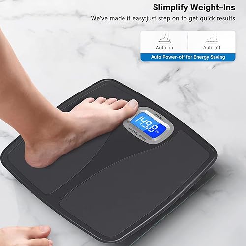 Miniatura 3 de ACNHLI Báscula digital de baño para peso corporal, báscula digital precisa para hogares, oficinas, lugares públicos, incluidos manuales de producto