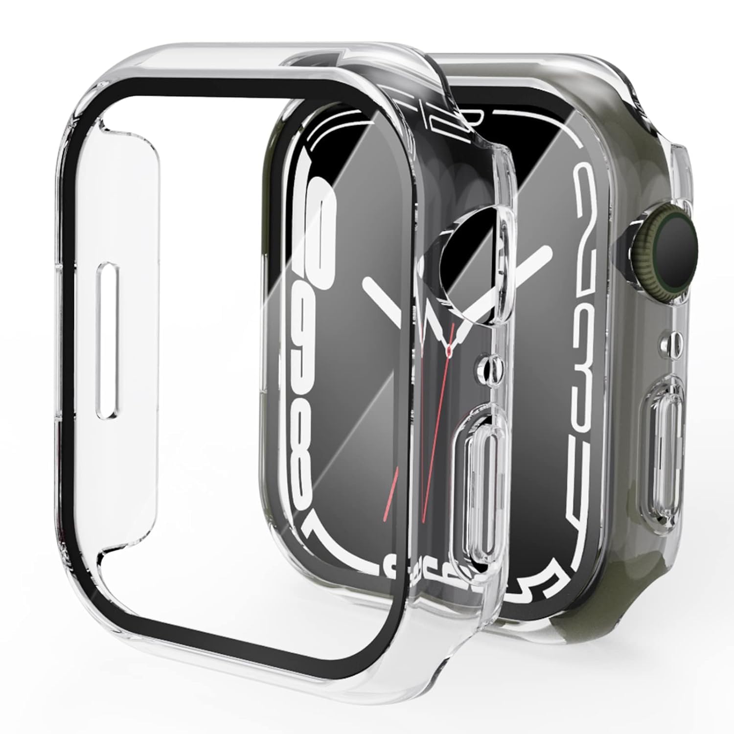 SEVAM Hard PC Case Compatible with Apple Watch Series 9, 8 and 7 41mm with Tempered Glass Screen Protector, Full Coverage, Touch Sensitive, Ultra-Thin HD Bumper Protective Cover - (41mm Clear) (B0CTXDJFZL) Amazon Price History, Amazon Price Tracker