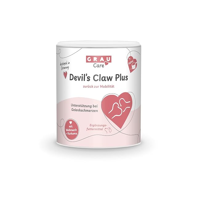 GRAU - Devil'S Claw Plus, Paquete de 1 (1 x 250 g), alimento complementario para Perros
