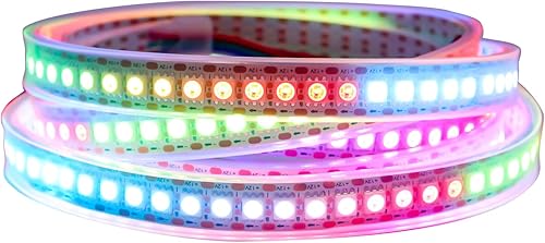 Miniatura 8 de WS2815 Tira de LED RGB direccionable individualmente (actualizado WS2812B) 3.2ft 144Pixels Smart Flexible Dream Luz LED de doble señal a todo color