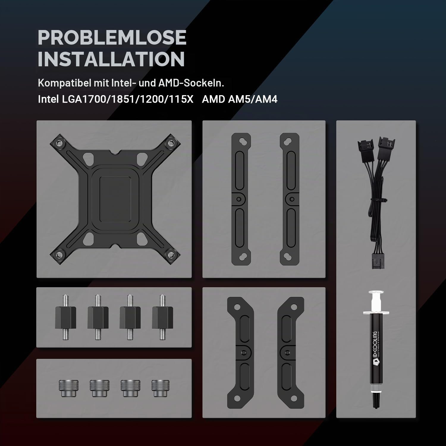 ID-COOLING FROZN A620 PRO SE - Doppelturm Luft-CPU-Kühler, 6×Ф6mm Wärmerohre, Zwei 120x120x25mm leise Lüfter, kompatibel mit Intel LGA1700/1851/1200/115X und AMD AM4/AM5 (157mm Höhe).