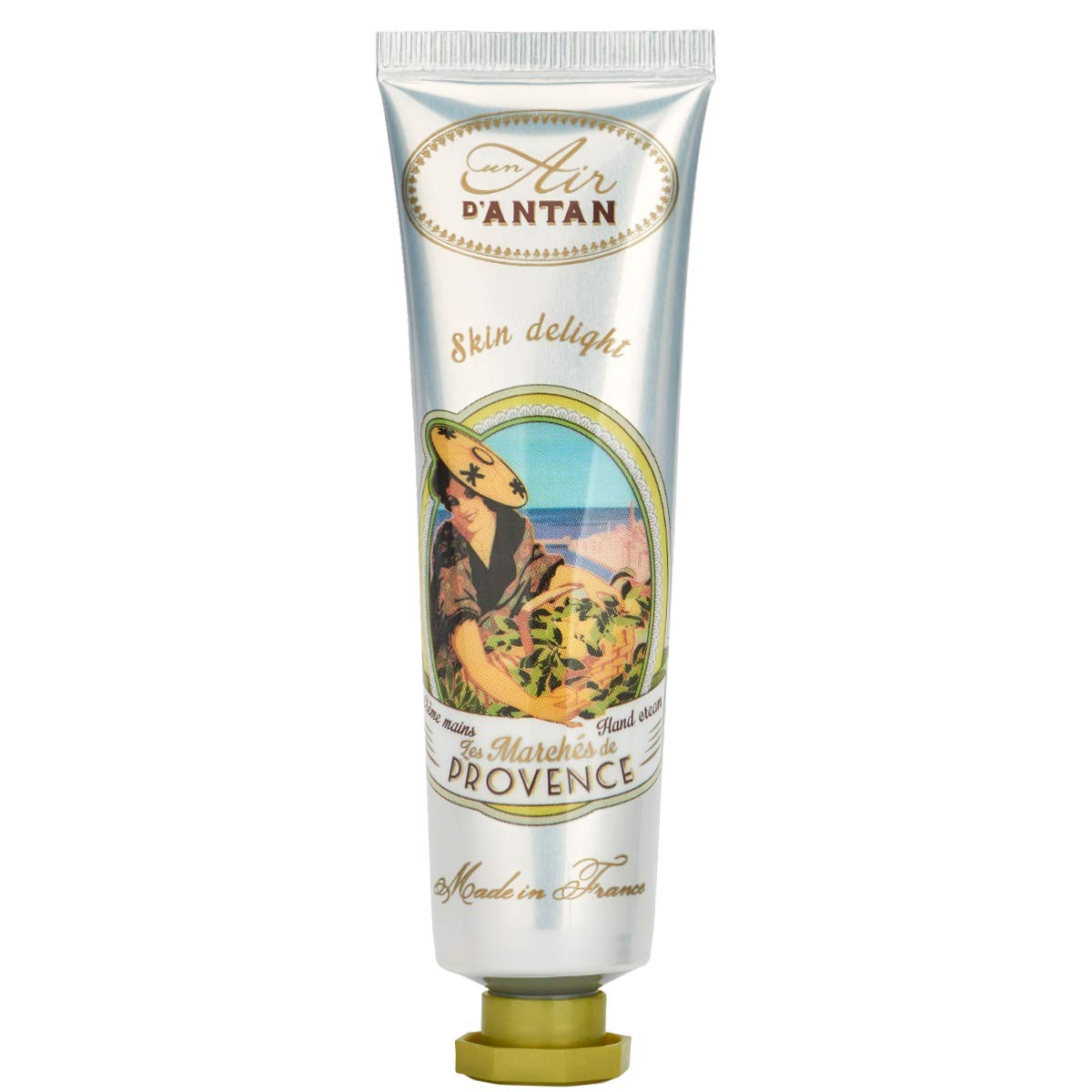 Set Premium PROVENCE French Vintage Hand Cream (Shea Butter, Aloe Vera) Pack 2x0.9oz. Organic Verbena, Bergamot and Lemon. Un Air d'Antan Exclusive Perfume, Intense Regenerating Paraben-Free Formula : Beauty & Personal Care