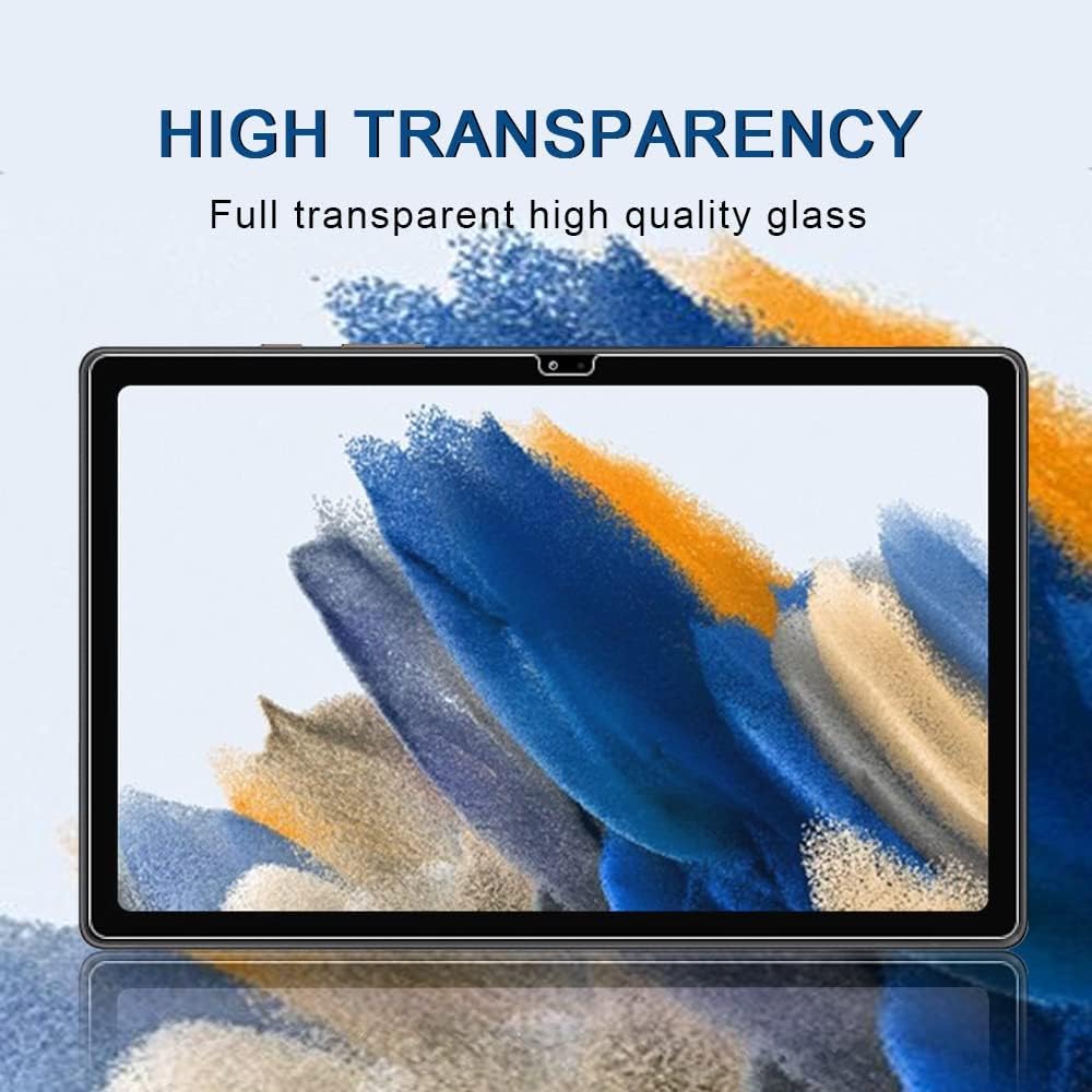 (3 Packs) for Samsung Galaxy Tab A8 Screen Protector,Anti-Scratch 9H Hardness Tempered Glass Compatible with Galaxy Tab A8 10.5 Inch Tablet (SM-X200/X205/X207) : Electronics
