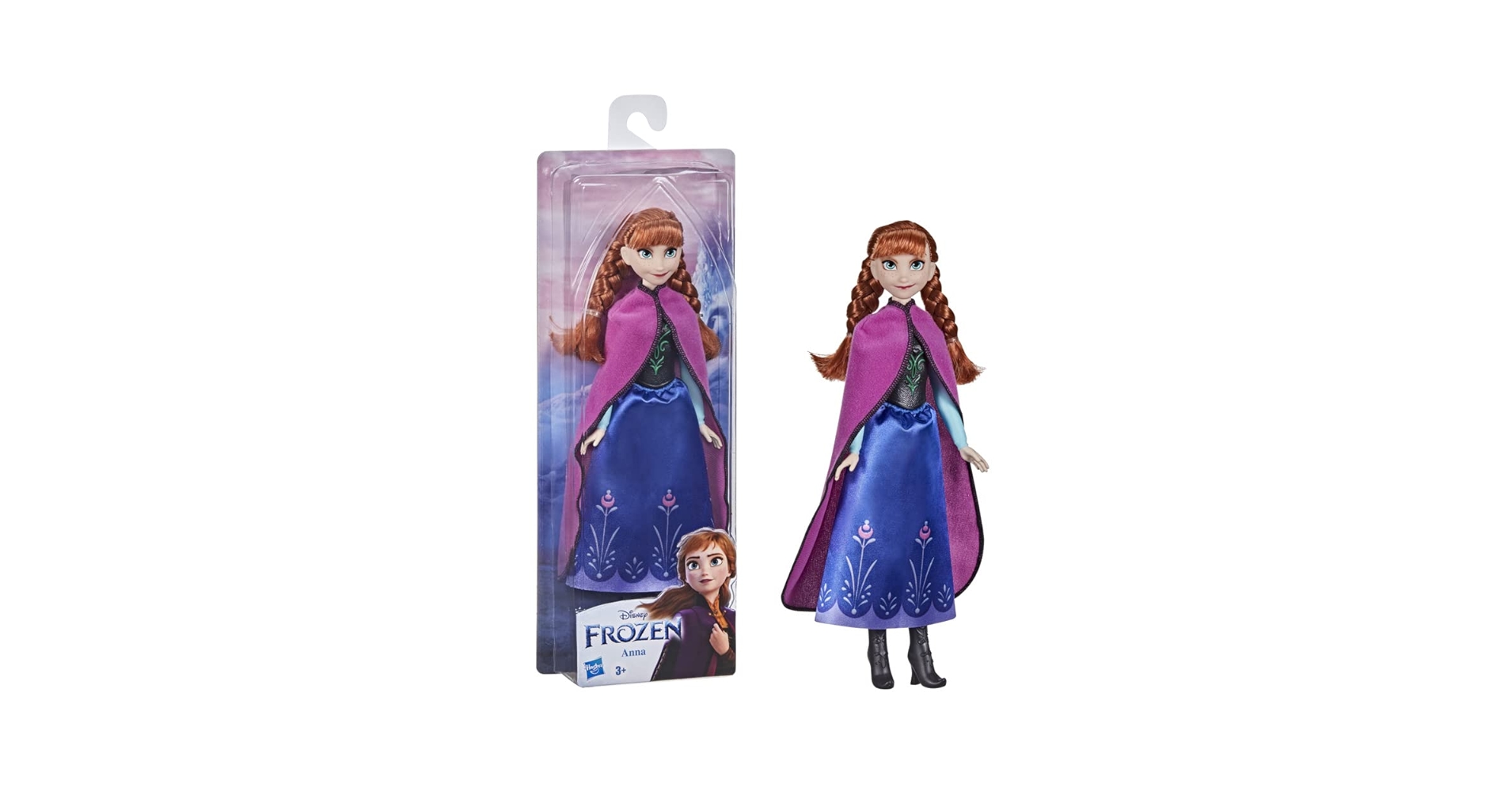 Amazon.com: Disney Frozen Shimmer Anna Fashion Doll, Skirt, Shoes