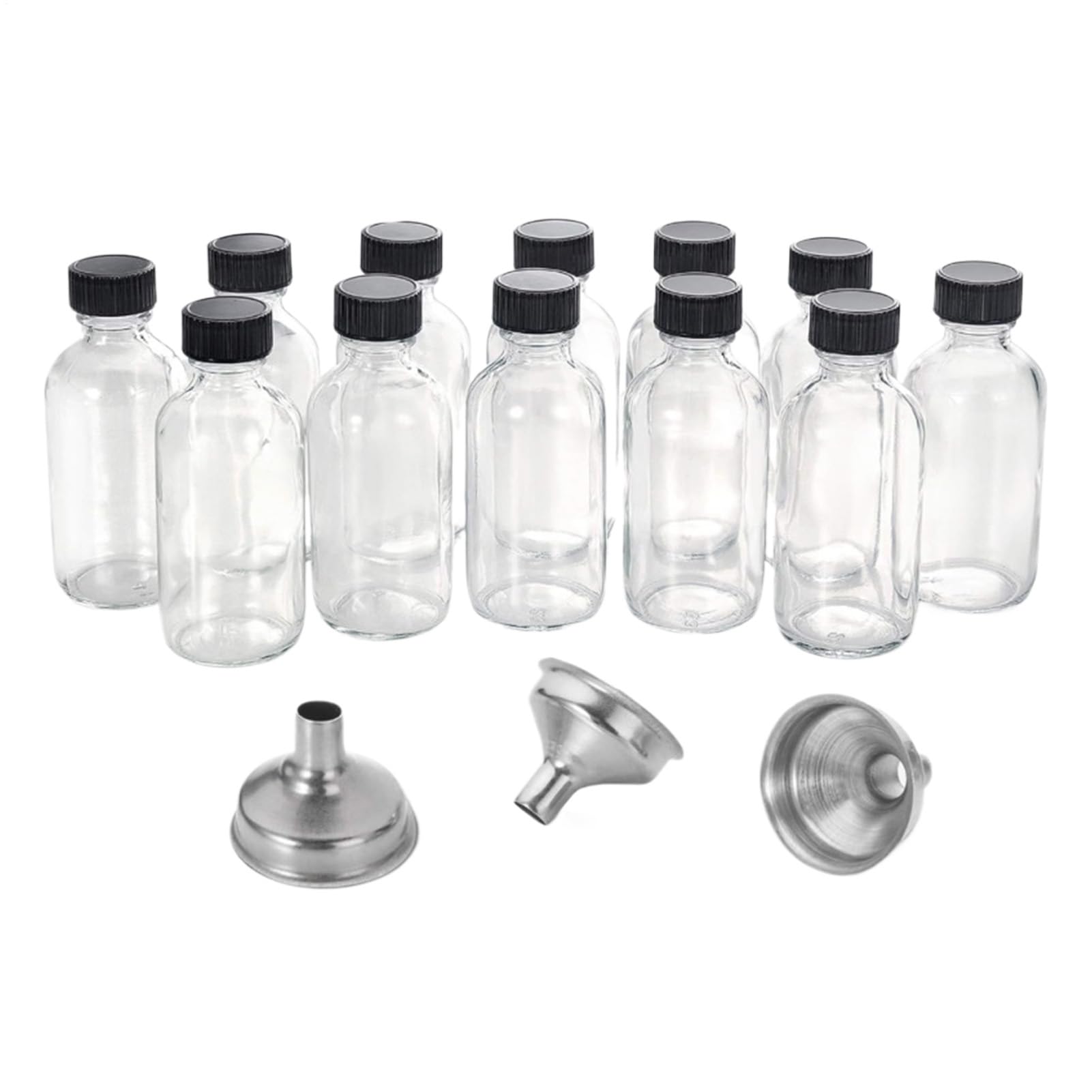 Frascos pequeños de cristal para guardar remedios caseros y dosificar líquidos 1