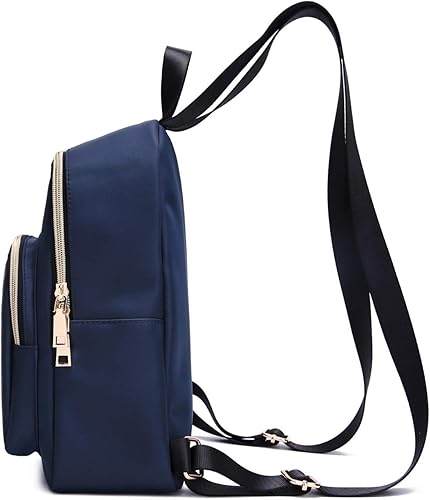 Miniatura 5 de Mochila chica para mujer, de nailon, impermeable, para la universidad, de moda, para uso diario