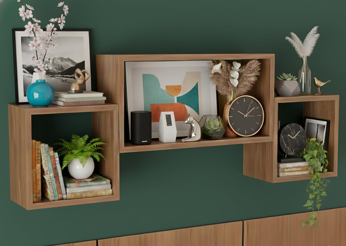 Bark Sheen Wooden Corner Stand for Living Room-picture-12