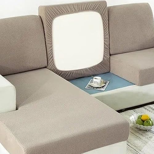 Miniatura 1 de JUMPGA Fundas de cojín de sofá para sofá de 32 cojines fundas elásticas de cojín para silla en forma de L para sofá seccional lavable protector de