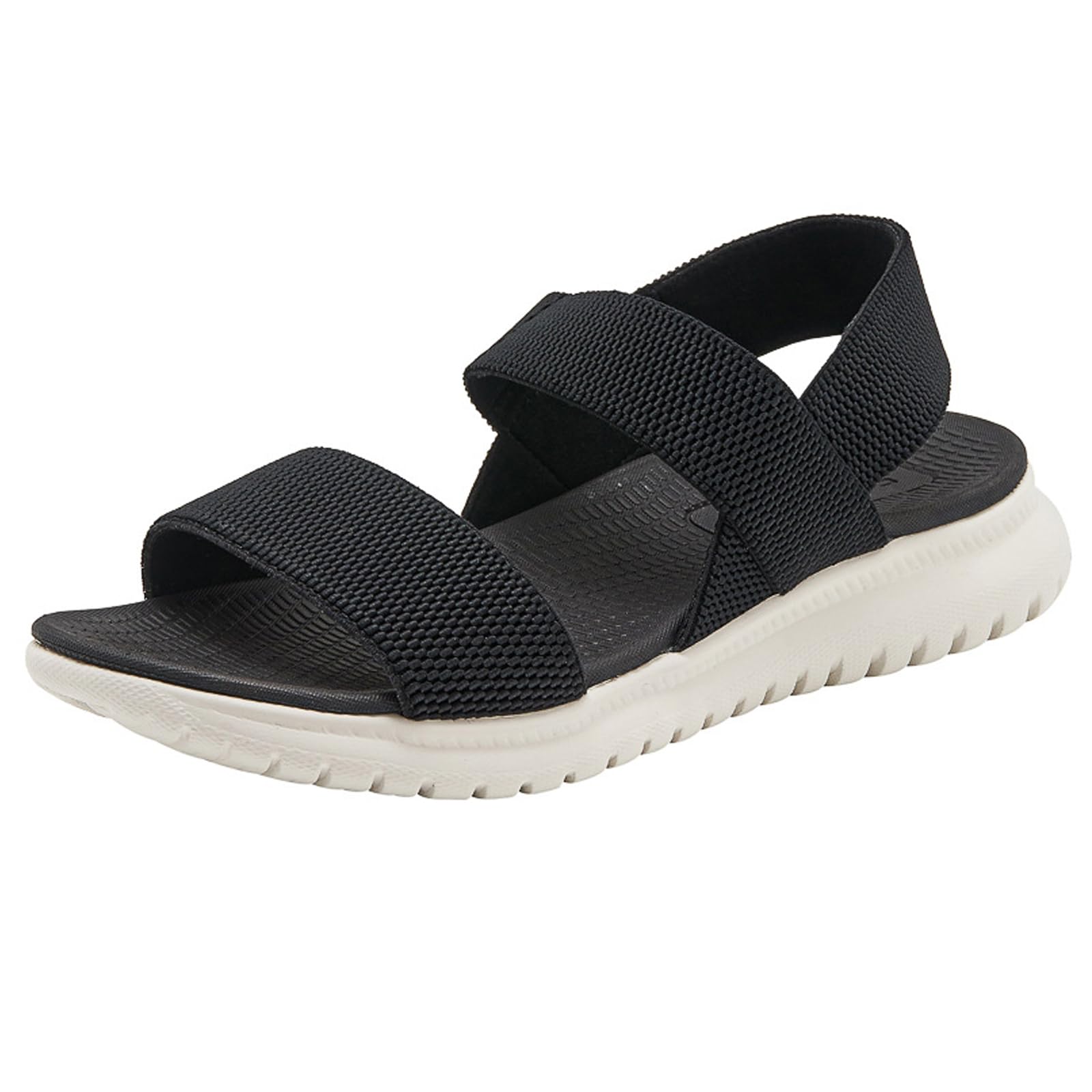 Sandalias Ortopedicas Mujer, Casual Deportivas Zapatos, Transpirables Malla Sandalia de Punto Suave, Suela Antideslizante Senderismo Sandalias