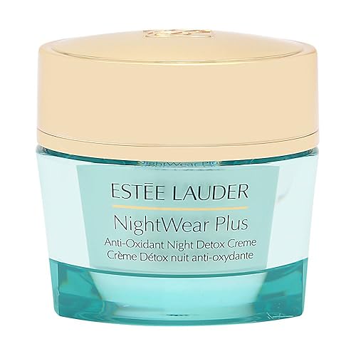Estee Lauder Ropa de dormir para mujer Plus Crema de desintoxicación de noche antioxidante, todo tipo de piel, 1.7 onzas (paquete de 1)