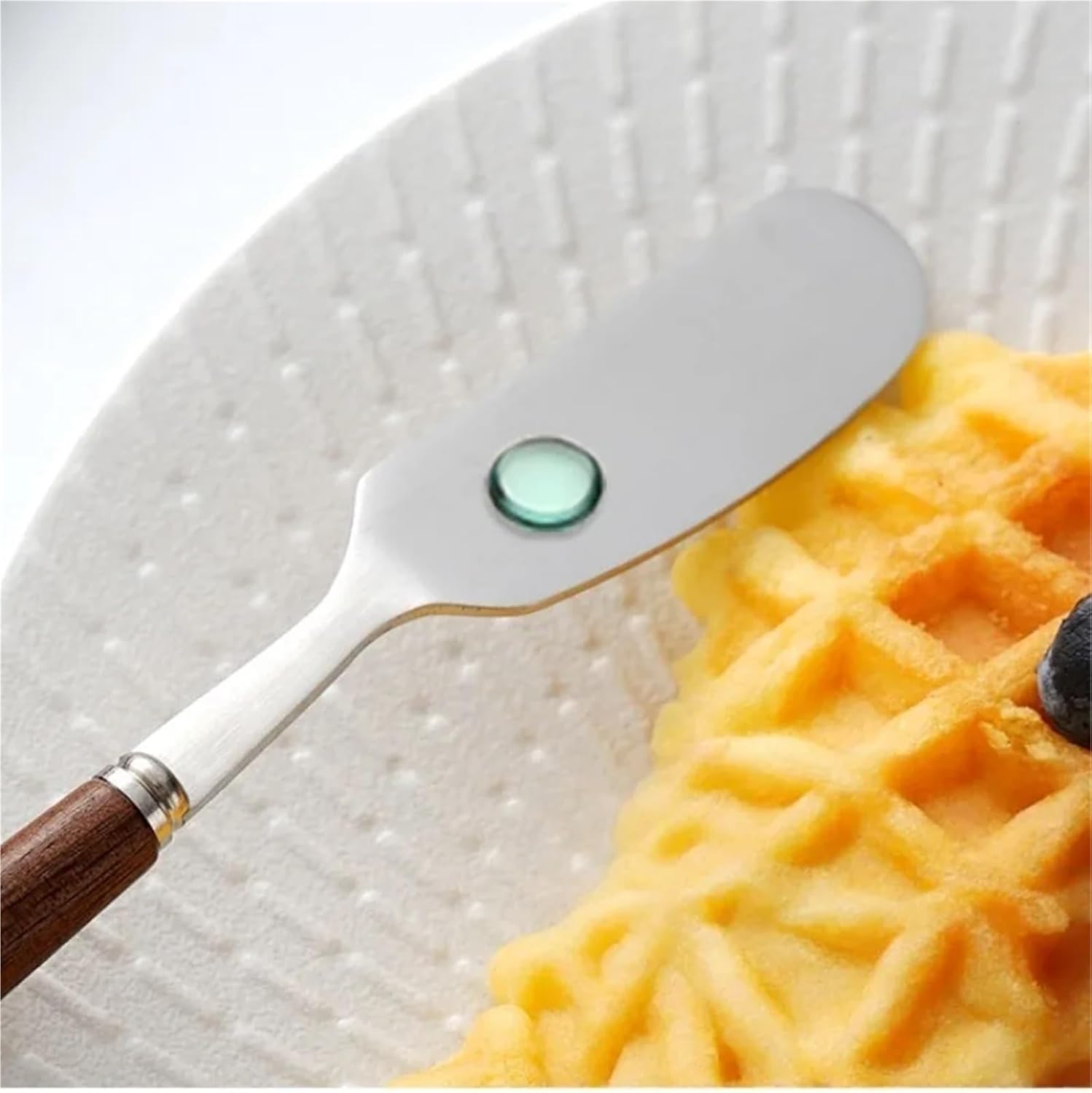 Butter Knives 10pcs Stainless Steel Butter Knife Cheese Dessert Jam Knives Cream Bread Cutter Kitchen Tools Spread(Round head)