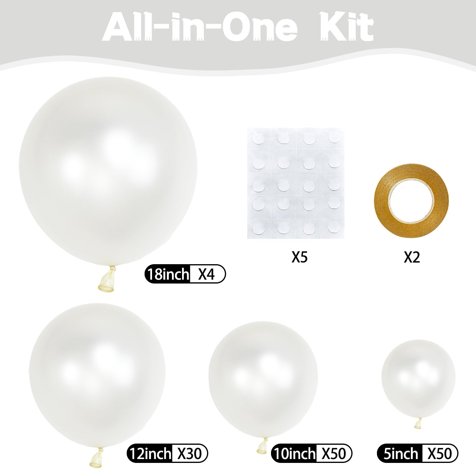 Globos Metálicos De Perlas De Látex,Decoración Para Fiestas,5 Pulgadas