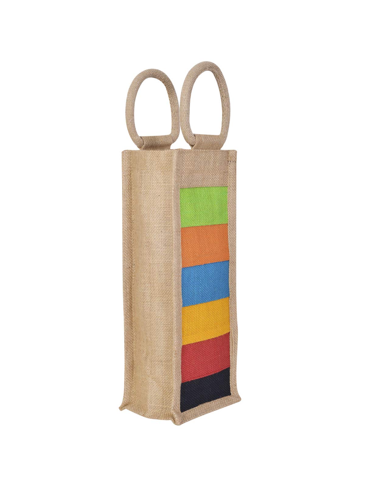 Jute Cottage Mens and Womens Eco-Friendly Patti Water Bottle Jute Bag (Multicolour) (B07KFJ25V7) Amazon Price History, Amazon Price Tracker
