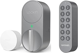 Lockin Smartes Türschloss G30, WLAN & App-Steuerung + Lockin Smart Digitales Haustürschloss