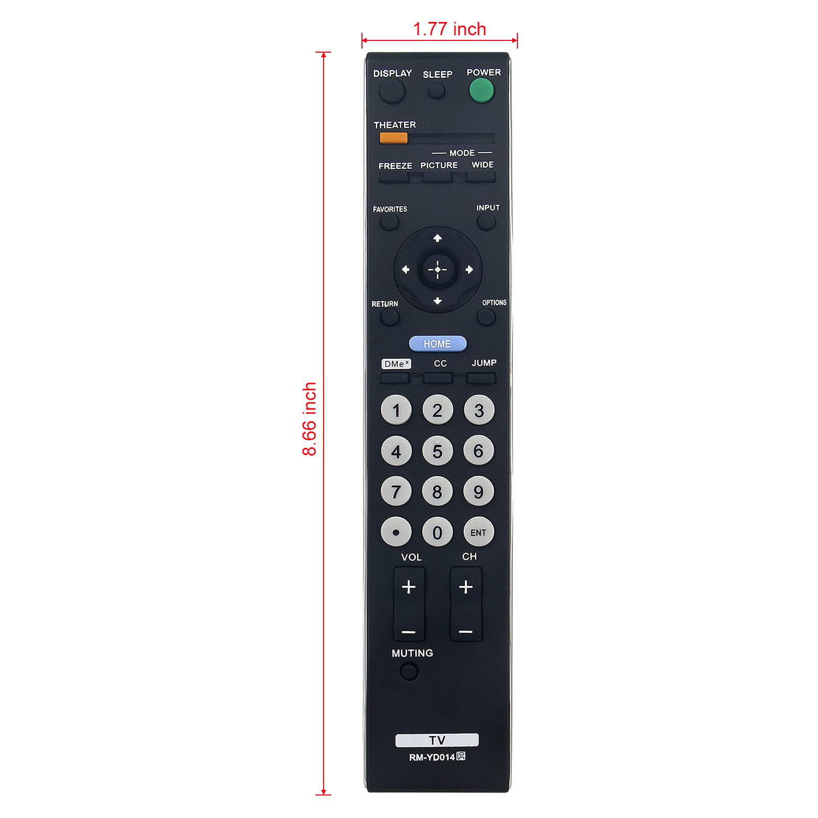 Amazon.com: New RM-YD014 Replaced Remote fits for Sony TV
