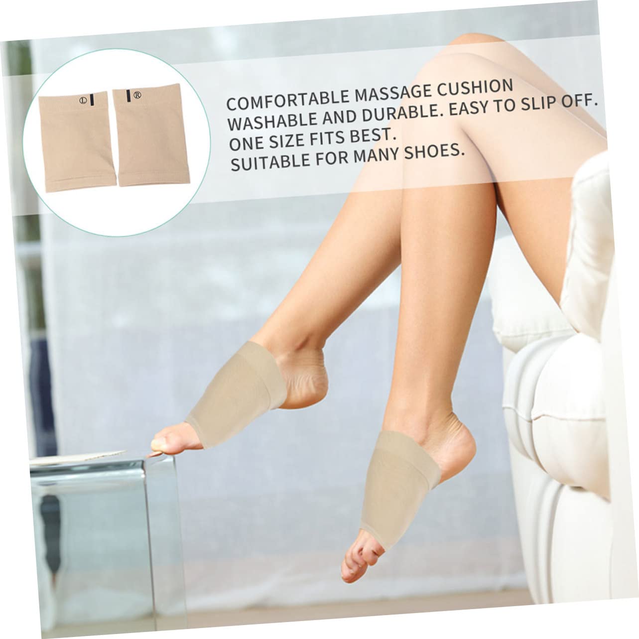 Ipetboom Sole Inserts Arch Support Flatfoot Heel Protectors Breathable and Comfortable for Daily Use