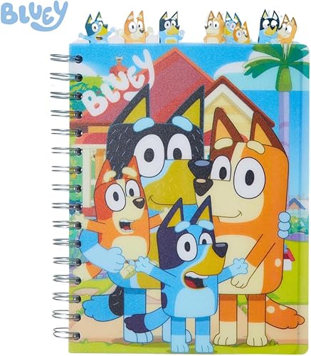 Miniatura 179 de Innovative Designs Disney Stitch - Cuaderno con pestañas Ohana, encuadernado en espiral, 144 páginas con rayas, 8 x 7 pulgadas, color azul