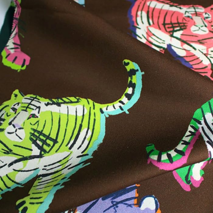 手描き　虎　トラ柄　プレート　イタリア製 東洋スカジャン・港商SPECIAL EDITION「TIGER HEAD×ROARING