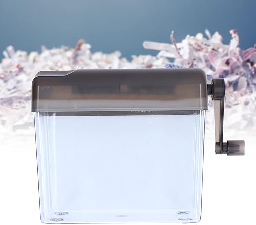 Miniatura 4 de Trituradora de papel de mano, mini trituradora de papel, mini trituradora manual portátil para uso doméstico, suministros de oficina y enseñanza,