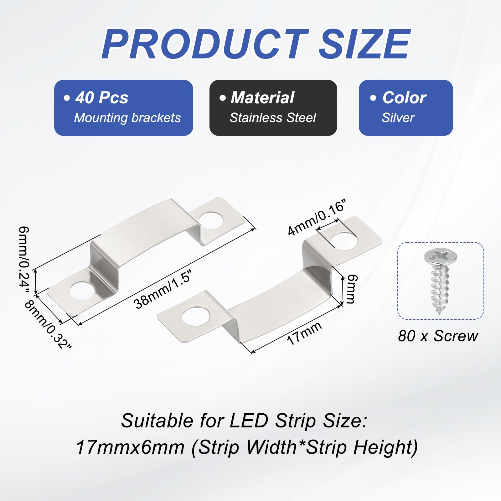 PATIKIL LED Strip Clips - Image 2