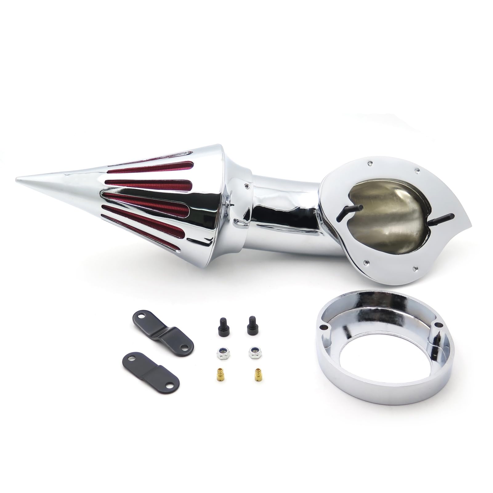 Zestawy filtrów powietrza filtr wlotowy kompatybilny z Yamaha Vstar V-Star 650 wszystkie roczniki 1986-2012 CHROM