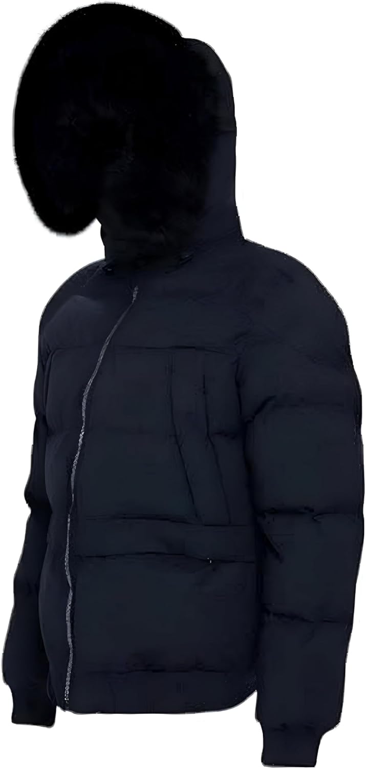 Jordan Craig Men Harbour Cross Bay Bomber Hooded Coat (Noir) - Image 3