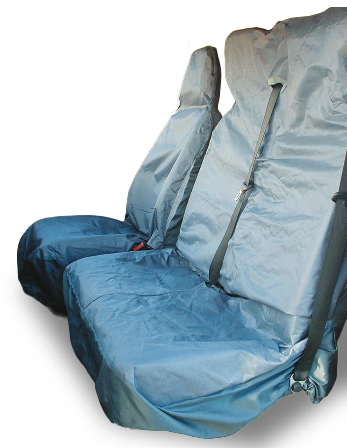Heavy Duty Waterproof Nylon Van Seat Cover Set, 1 Single Front Cover and 1 Double Front Seat Cover