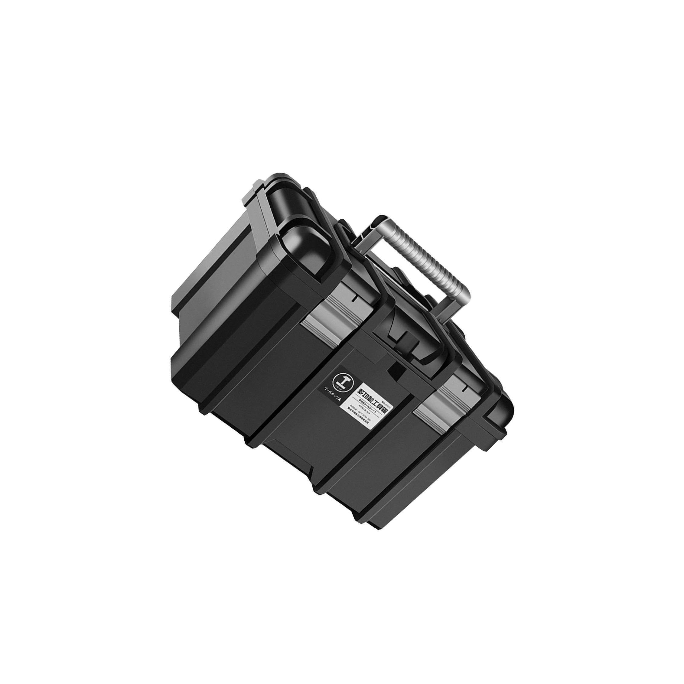 Organizer per cassetta portautensili portatile multifunzione con coperchio per riporre gli attrezzi e trasportare facilmente gli articoli di ferramenta Utensili manuali Trapano per trapano a