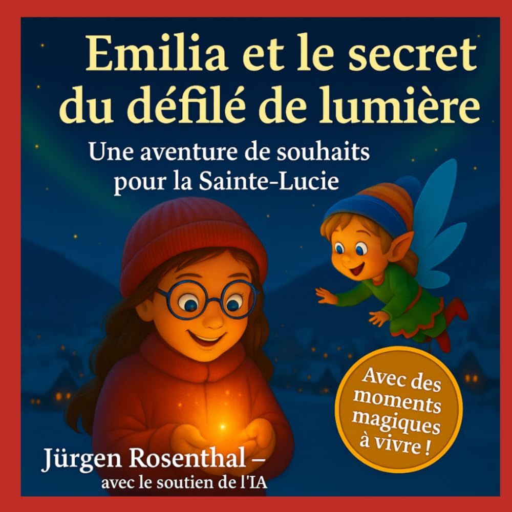 Emilia et le secret du défilé de lumière: Une aventure de souhaits pour la Sainte-Lucie