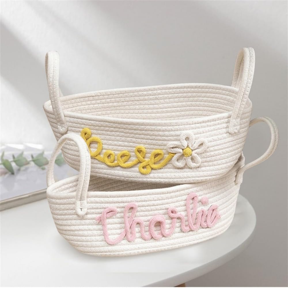 Cesta de regalo personalizada para nacimientos, bautizos y eventos especiales
