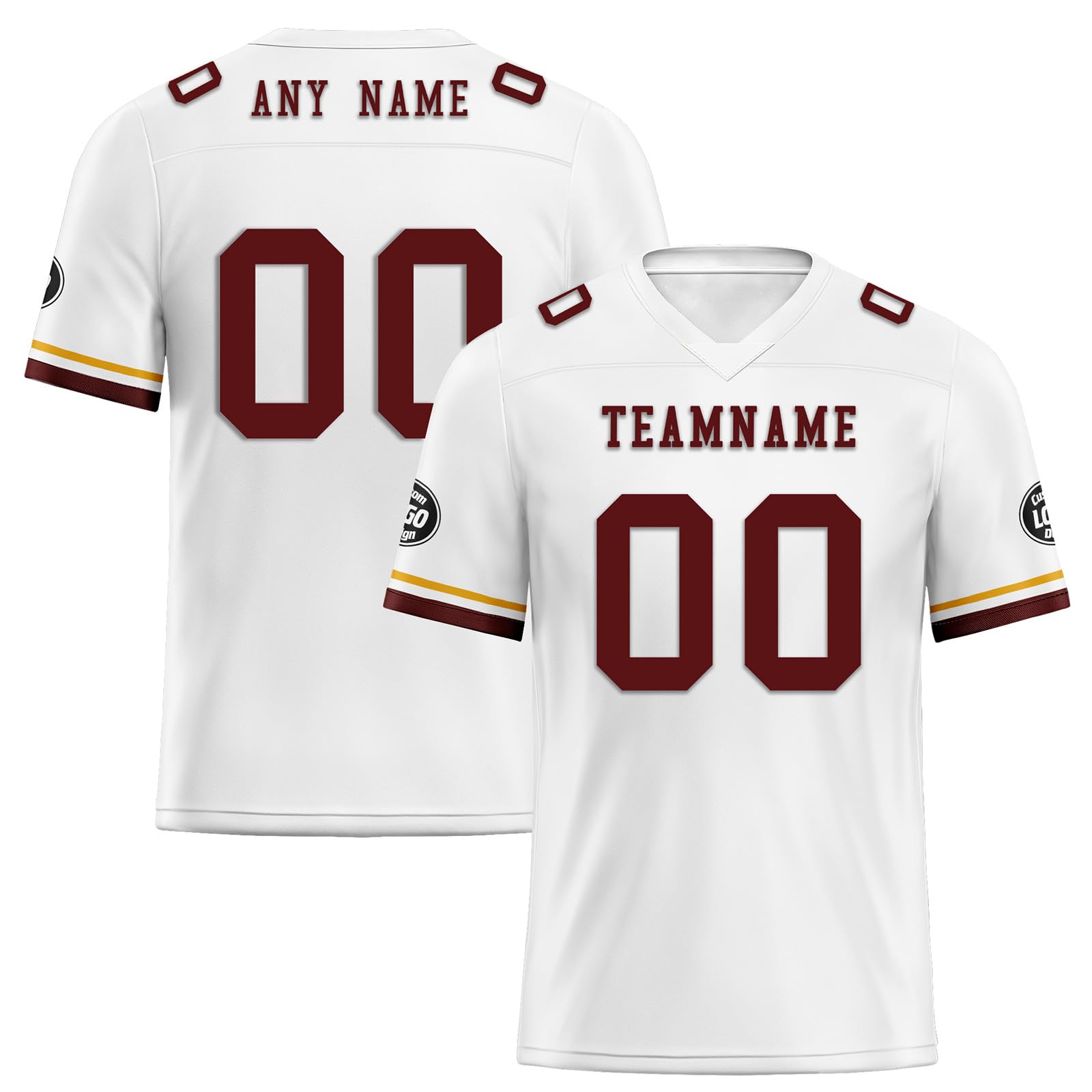 Onegam Custom Men's Football Jerseys with Personalized Name Number Logo, Women's Sports Team Rugby Training Jerseys