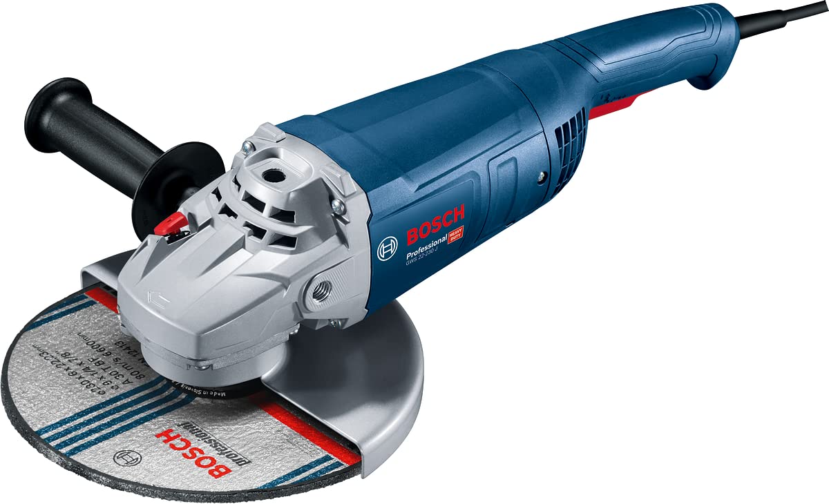 Bosch Professional GWS 22-230 J + GWS 880 - Set amoladoras angulares (Ø 230 mm + Ø 115 mm, en maletín), Azul