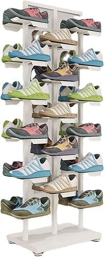 Vista 6 de Tienda de ropa comercial Estante de exhibición de zapatero, estante de exhibición de zapatos de boutique moderno y creativo estante de exhibición