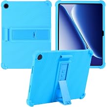 for OnePlus Pad GO 2 12.1 Inch Tablet Case,BOVUGAC Soft Silicone Adjustable Stand Shockproof for OnePlus Pad GO2 12.1" TabletSky Blue