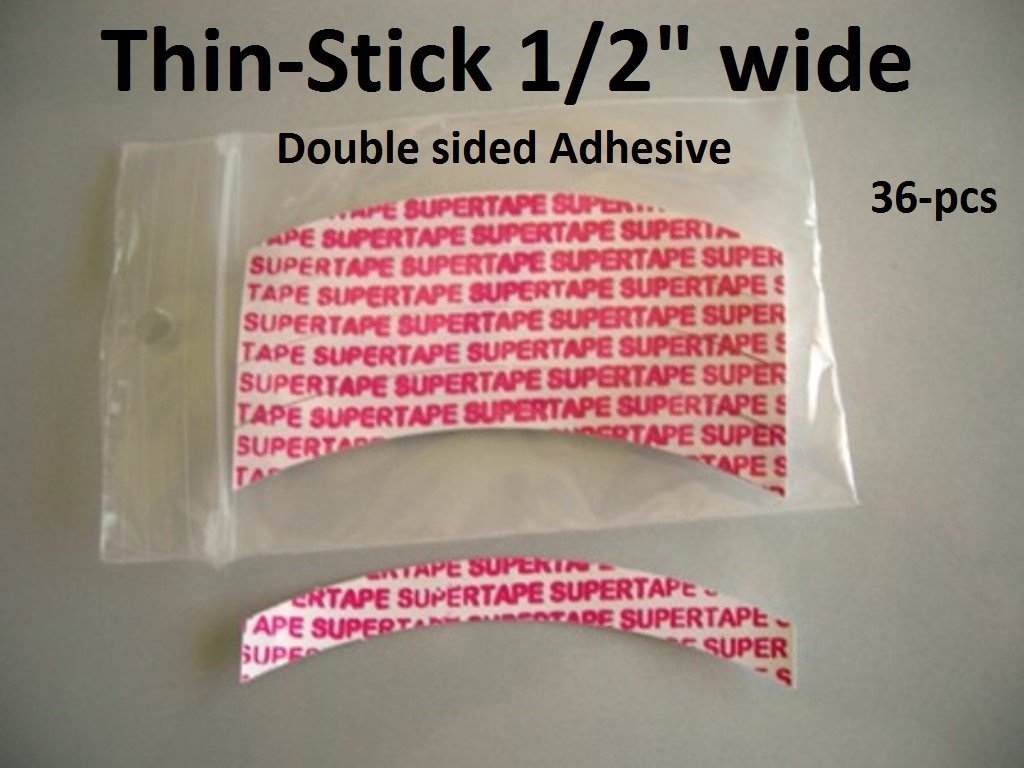 SuperTape Thin Stick Shape"LF" Double side adhesive 1-pack = 36 pcs.