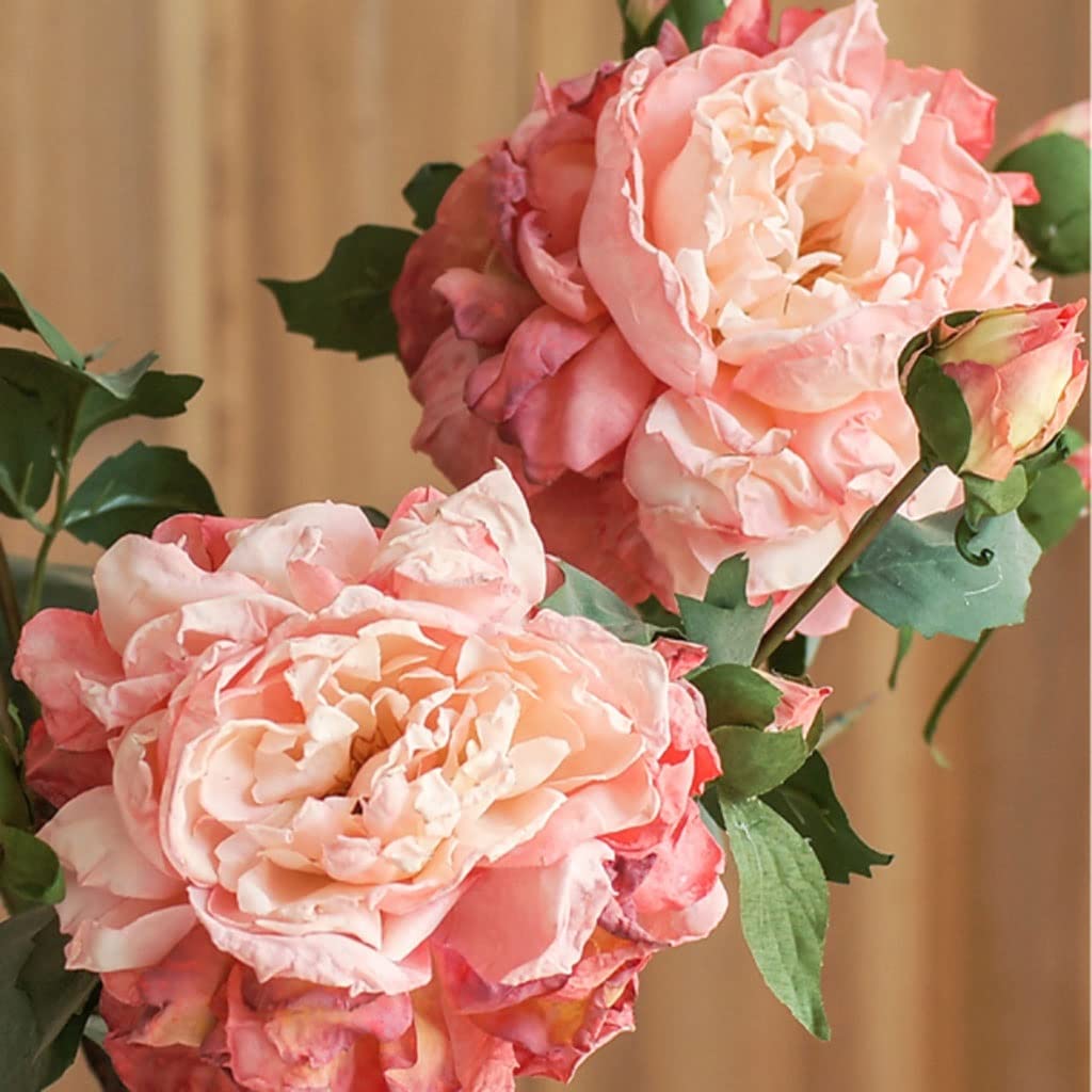 Sztuczny kwiat Ręcznie wykonane Sztuczne Kwiat Bukiety Peony Kwiat Układ Dekoracje Salon Stołowe Dekoracje Dla Partii Festiwalu Faux Flower Wystrój domu wesele (Color : C)