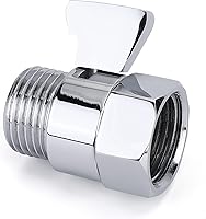 Vista 1 de Válvula de cierre de ducha, cabezal de ducha, restrictor de flujo de ducha, válvula de control de flujo de ducha, válvula de cierre de latón