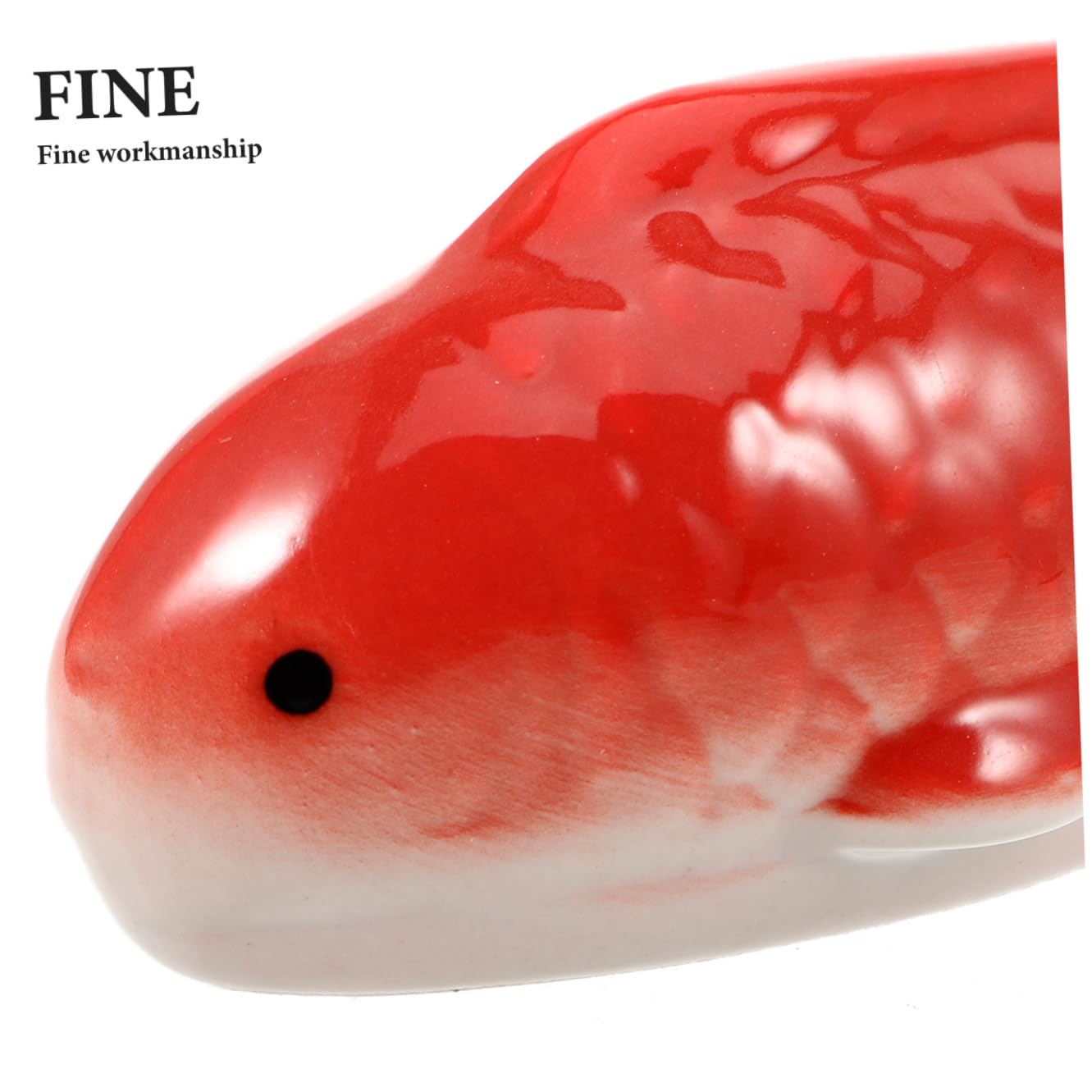BESPORTBLE 5stücke Dekorative Keramik Fische Für Aquarien Schwimmende Cartoon-fischstatue Langlebige Aquarium-deko Für Unterwasserlandschaften Und Fischtank-zubehör