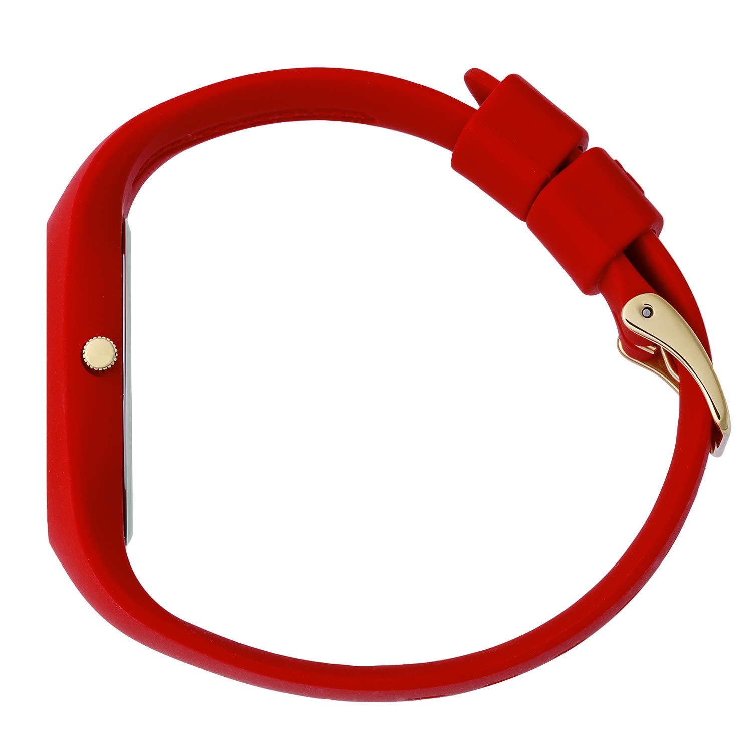 Ice-Watch - ICE glam color Red - Damski czerwony zegarek z silikonowym paskiem - 016264 (Medium)