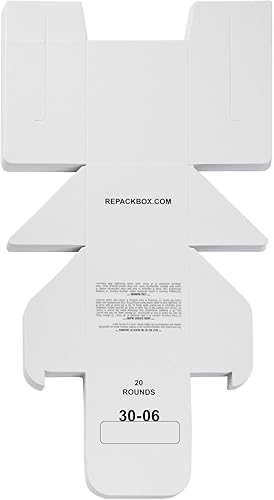 30-06 Springfield - REPACKBOX 3 CAJAS DE MUESTRA - Caja de munición militar de cartón con capacidad para 20 rondas - Paquetes de 60