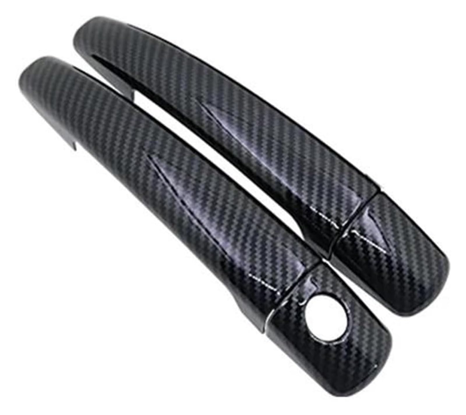 Qwqthgs One Color Car Exterior Door Handle Cap For Berlingo Mk2 2009-2018 Car Door Handle Cover Exterior Sticker(2Handle 1 Keyhole)