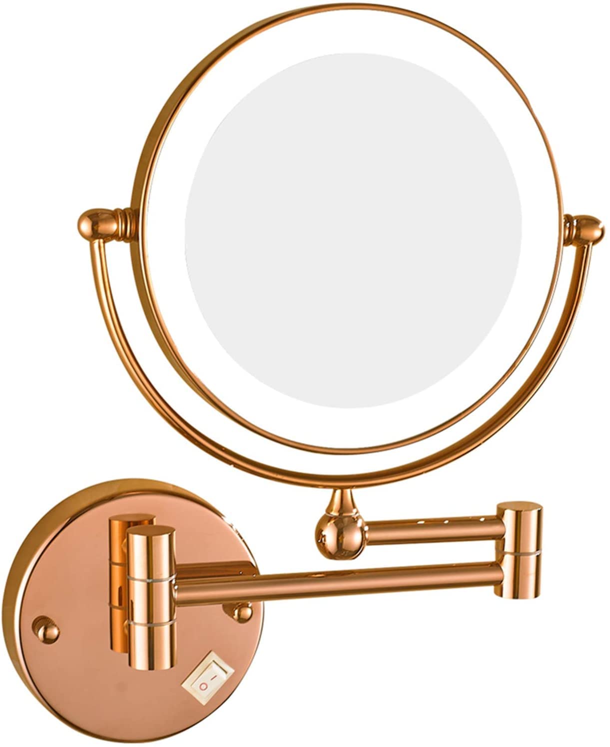 Miroir salle de bain extensible LED pour un maquillage et rasage impeccables