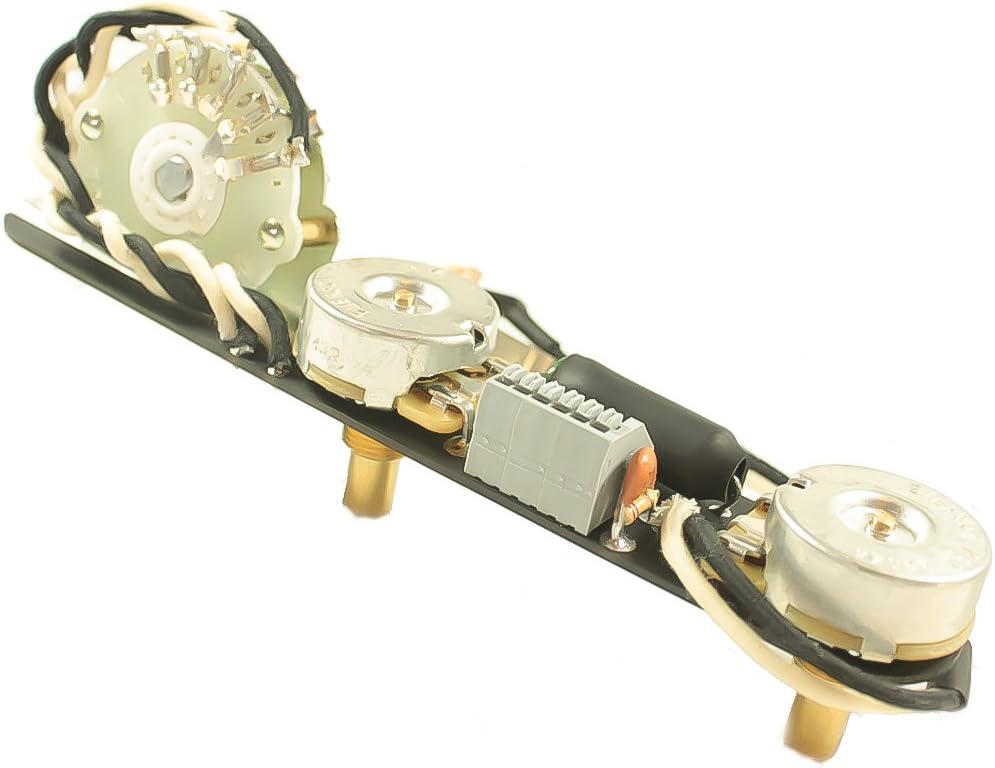 ObsidianWire Pro-Wired Custom 4-Way for Tele (SOLDERLESS Wiring Harness) 500k