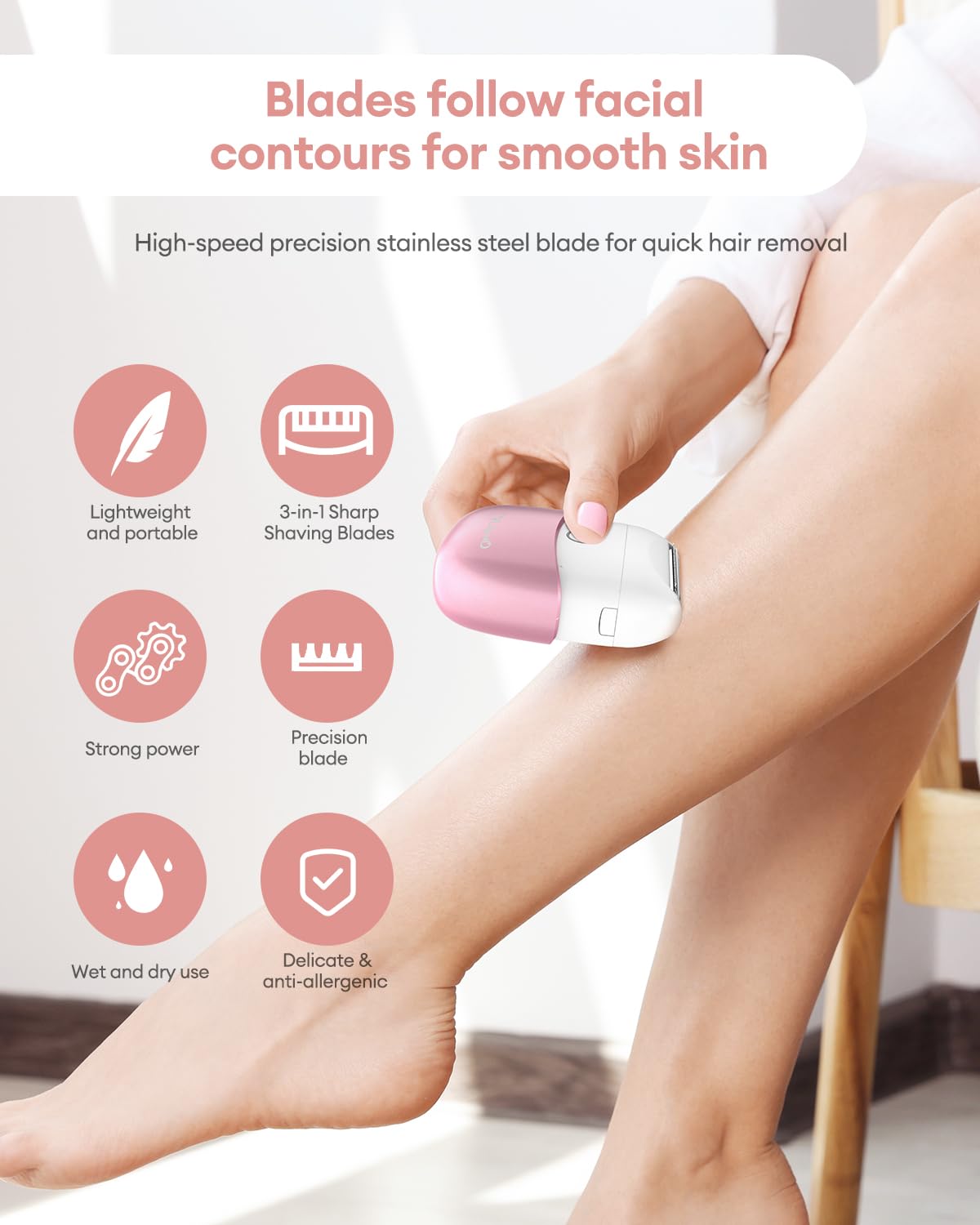 CkeyiN Ladies Shaver - Image 4