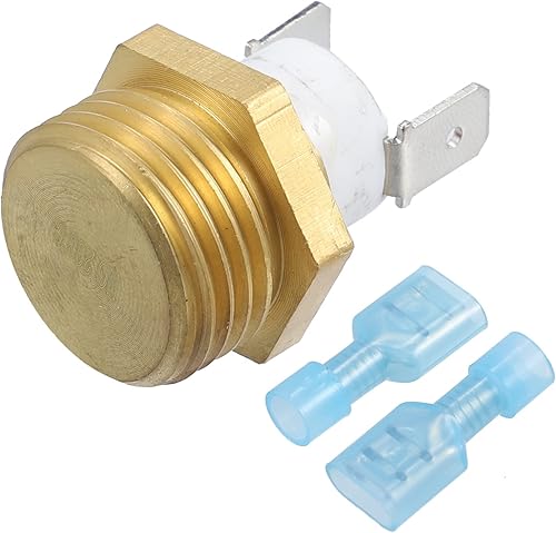 X AUTOHAUX Ventilador de refrigeración universal del motor del radiador automotriz interruptor de sensor térmico de temperatura de 12 pulgadas NPT
