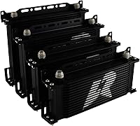 Vista 7 de Transmisión universal del motor de aluminio AN10 30 hileras kit de enfriador de aceite con soporte + manguera adaptadora+kit de ventilador de 7